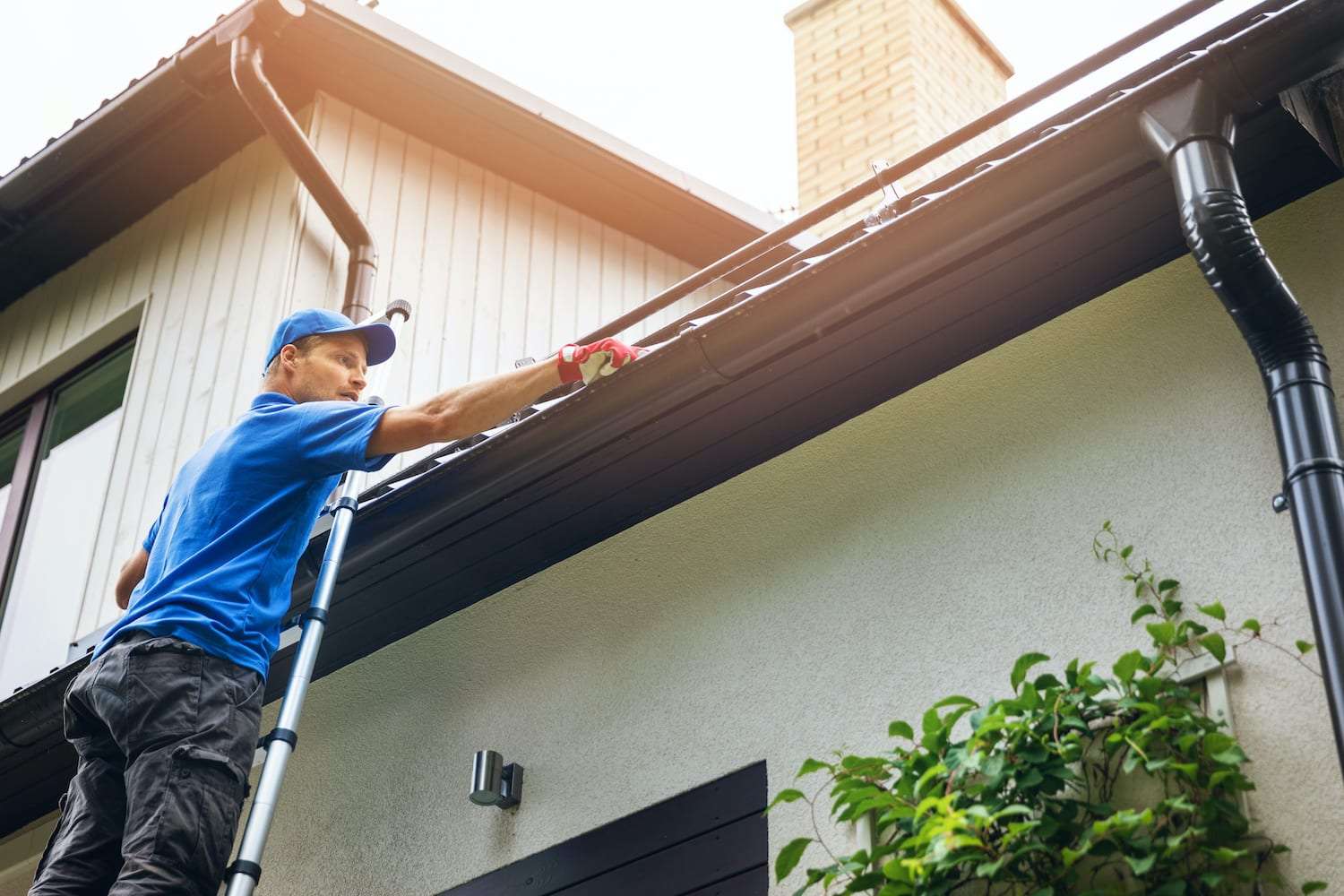 Gutter Cleaning Staff