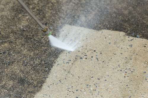 Pressure Washing Cement
