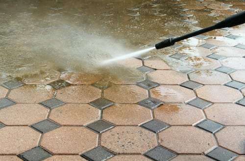 Pressure Washing Tiles